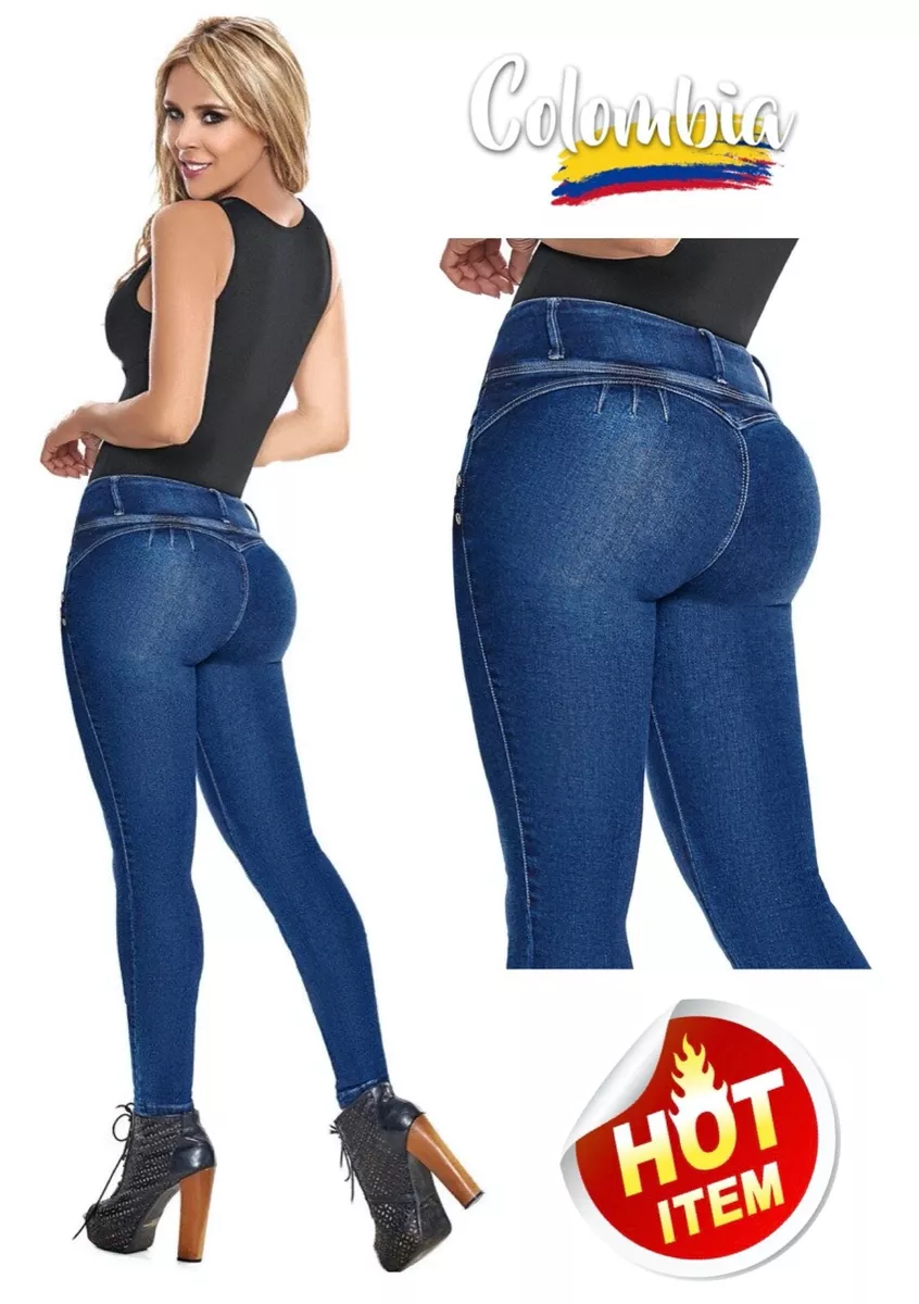 Butt Lifter Push Up Jeans Pantalones Colombianos Levanta Cola para Mujer  Pompis