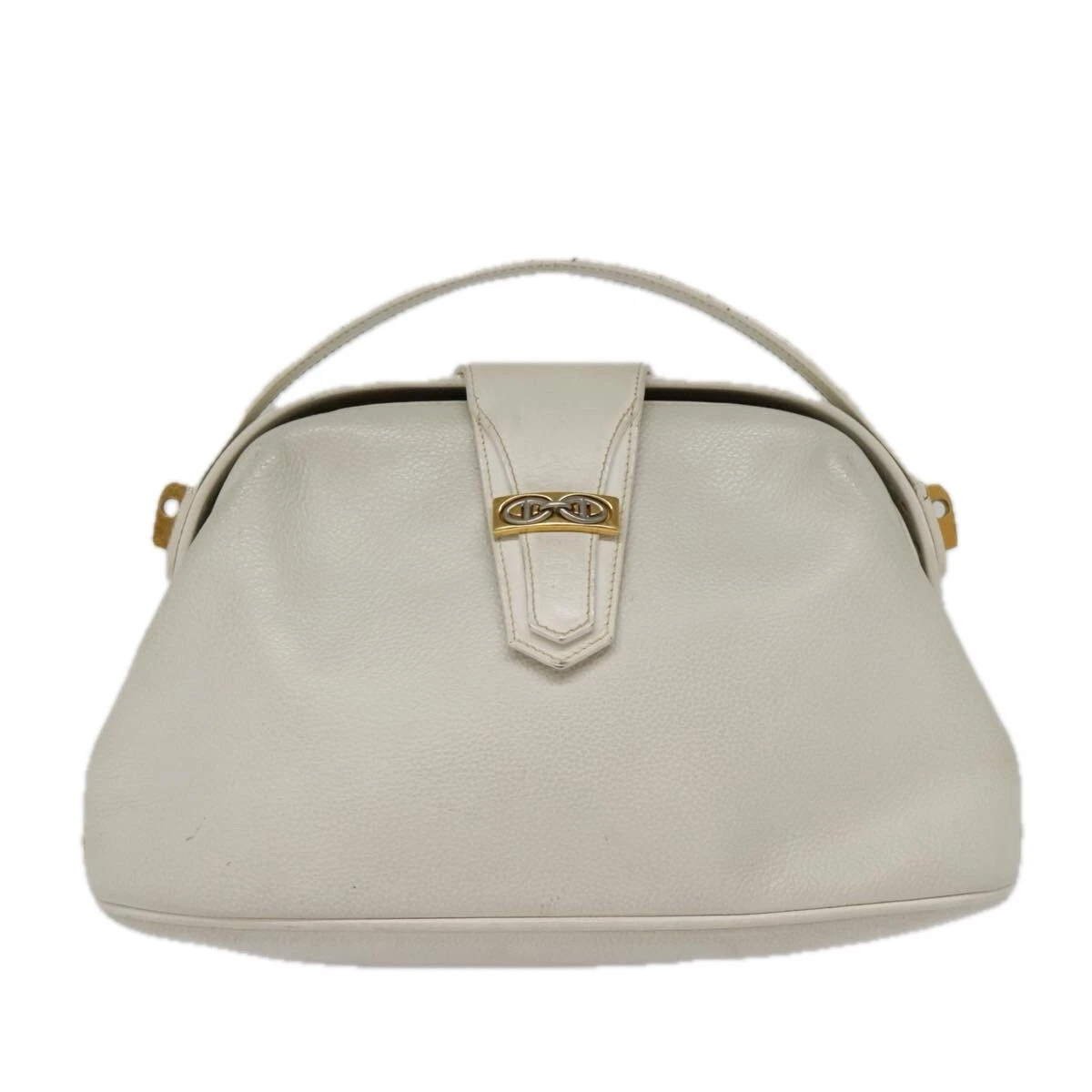 Sac à bandoulière Gucci en cuir blanc authentique