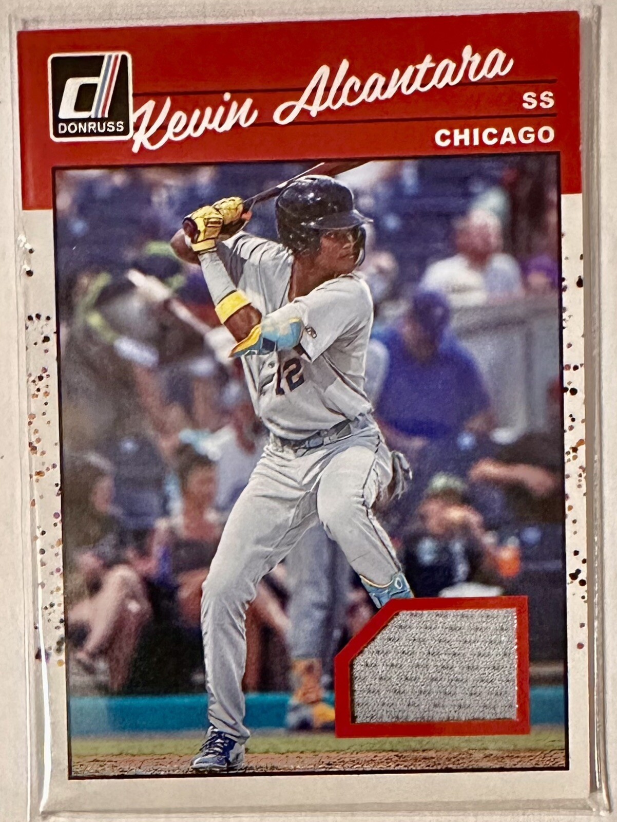 2023 Panini Donruss Commemorative Cloth Kevin Alcantara # 90M-KA Cubs