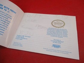 Paperboy Nintendo NES Manuale Istruzioni SOLO Libretto *danneggiato*