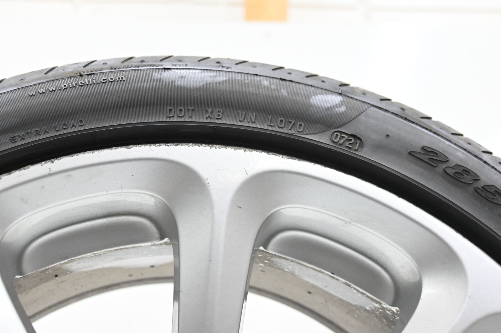 ⭐ 03-12 Maserati Quattroporte 19" Rear 9 Spoke Rim Wheel Tire Silver Oem