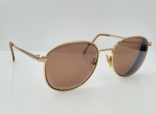 Vintage Charmant Gold Oval Sunglasses Italy FRAMES ONLY
