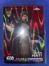 2024 Topps Chrome Star Wars SHIN HATI 6 RED RAYWAVE Debut RC
