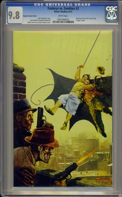 FANBOYS VS ZOMBIES #3   CGC 9.8 NM/M   ARTHUR SUYDAM VIRGIN VARIANT COVER