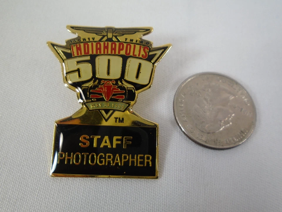 1999 Indianapolis 500 Staff Photographer Collector Lapel Pin - Image 2 of 4