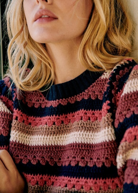 Sézane ADEL セーター Adélie Jumper - Black - Viscose - Sézane