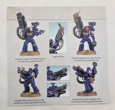 PRIMARIS SPACE MARINES X 5 Infernus Squad Warhammer 40k flambant neuf