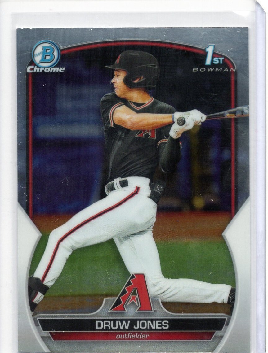 2023 Bowman Chrome 1st Bowman #BCP-25 Druw Jones NM+ SP