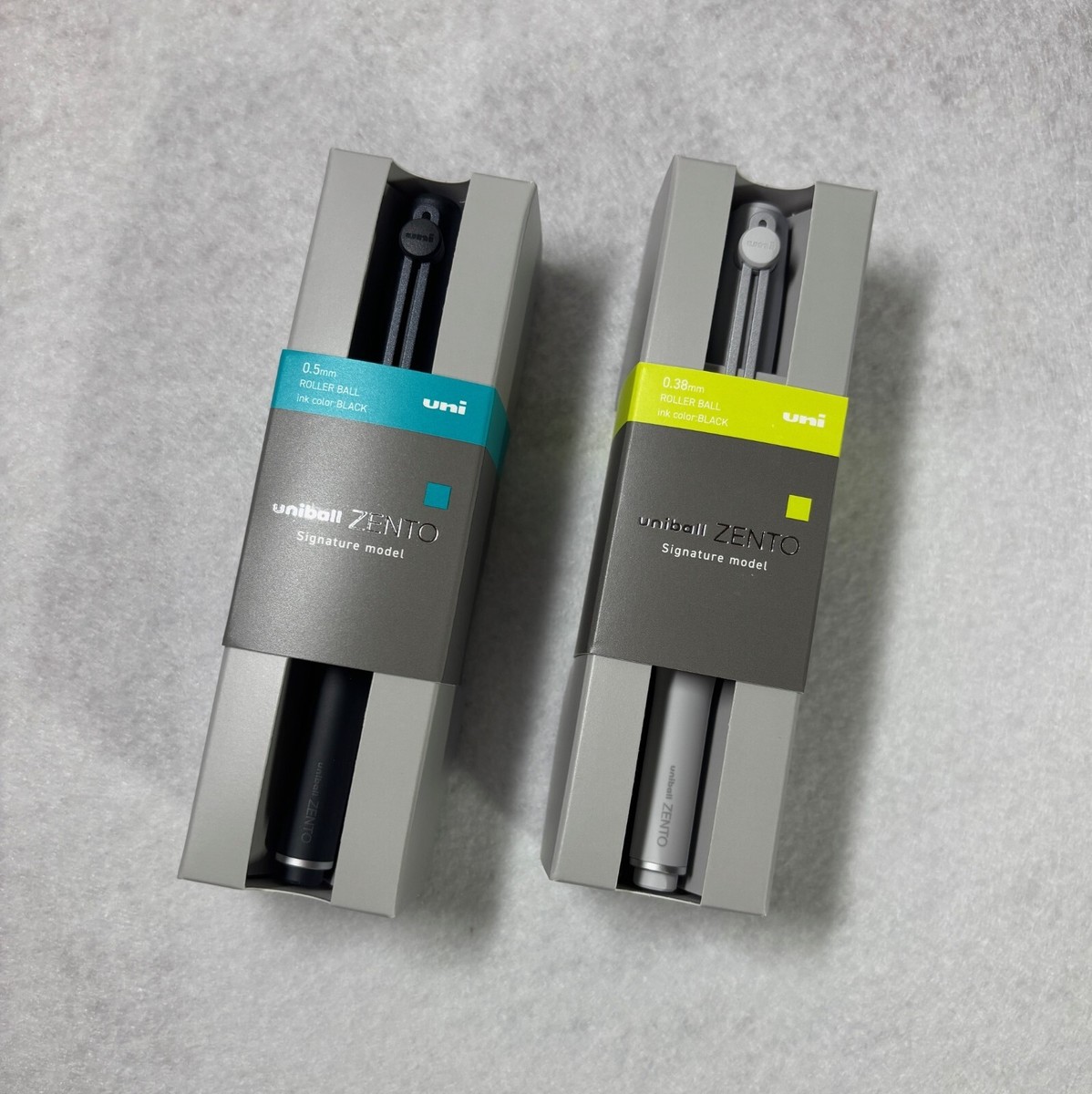 Mitsubishi Pencil uniball ZENTO signature model Silver & Metallic