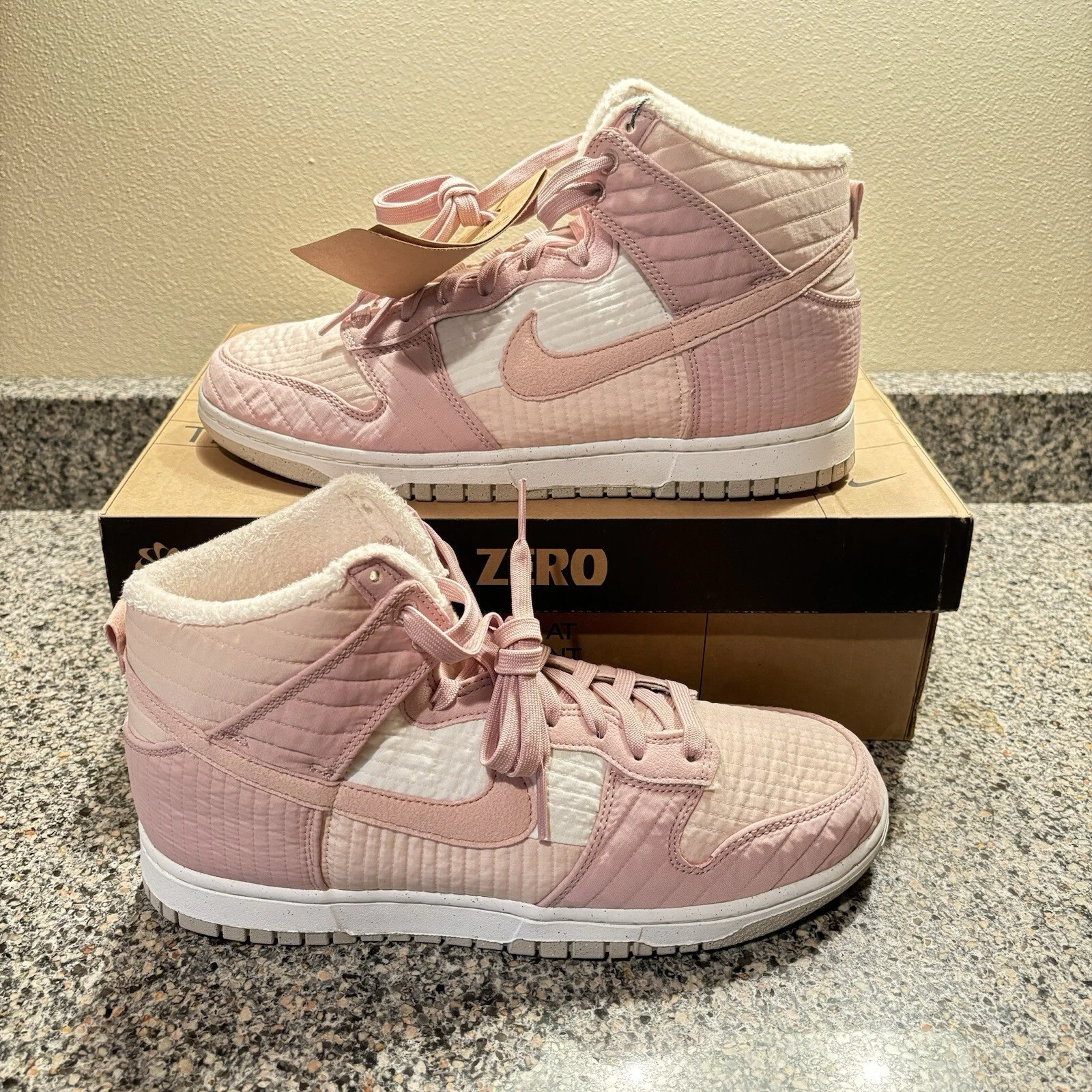 NUOVE WMNS NIKE Dunk High LX NEXT NATURE PEARL WHITE SAIL RATTAN [DN9909 200]✅