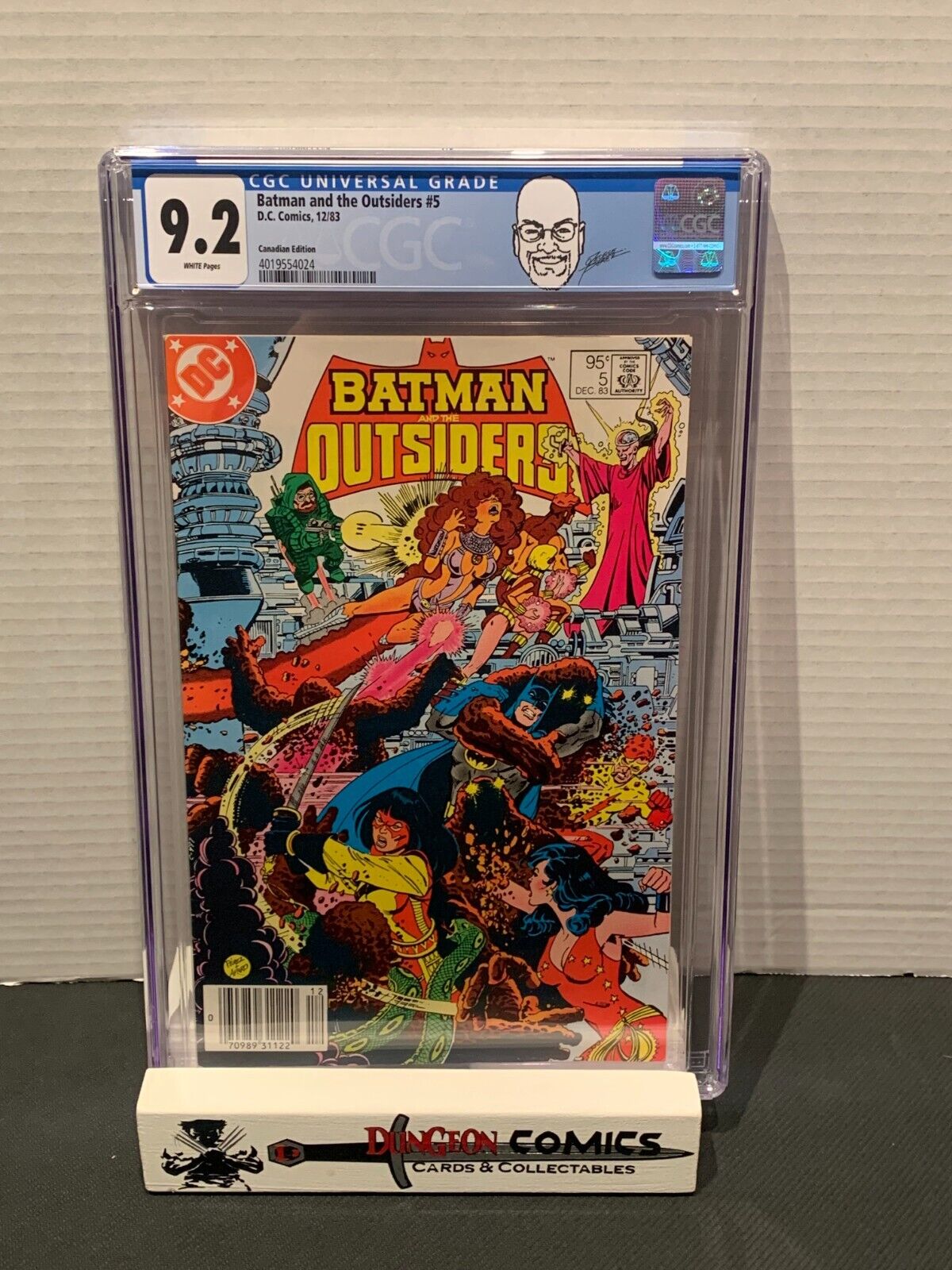 Batman & The Outsiders # 5 CGC 9.2 DC Canadian Edition 1986 George Perez [GC6]