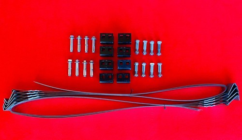 Mobile Home Parts Set of 8 Dry Concrete Anchors Tie Down Straps & Bolts - 第 1/5 張圖片