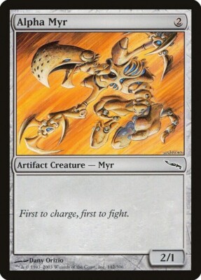ALPHA MYR X 4 E/X+ MIRRODION MAGIC THE GATHERING