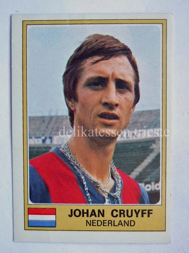PANINI EURO FOOTBALL 76 1976 Calcio FIGURINA 193 Johan CRUYFF Nederland