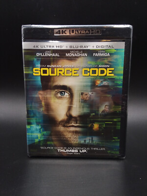 Source Code 2011 4K Ultra HD + Blu-ray Jake Gyllenhaal sealed