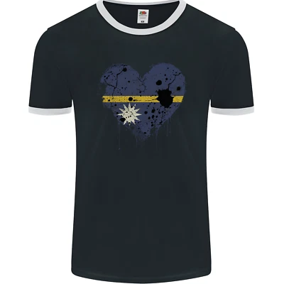 Love Nauru Flagge Nauruan Tag Fußball Herren Ringer Maglietta Fotl - Bild 1 von 2