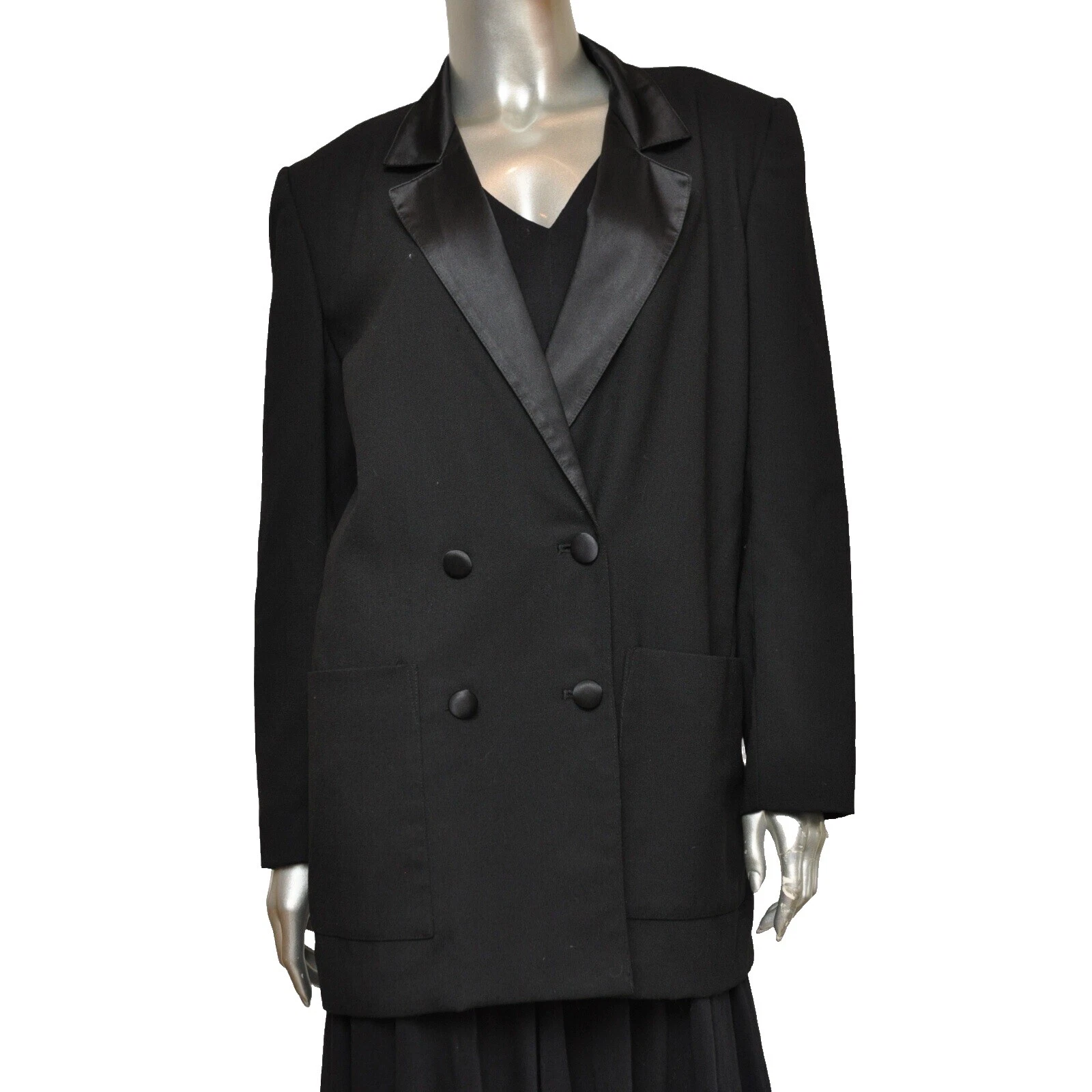 Androginia Negro Ropa, Calzado y Accesorios Vintage