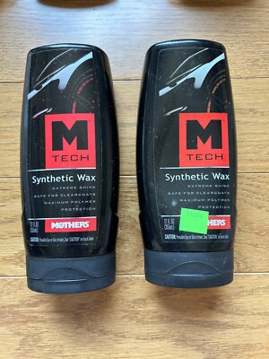 (2) Mothers MTech Synthetic Extreme Shine Liquid Wax 12 oz New