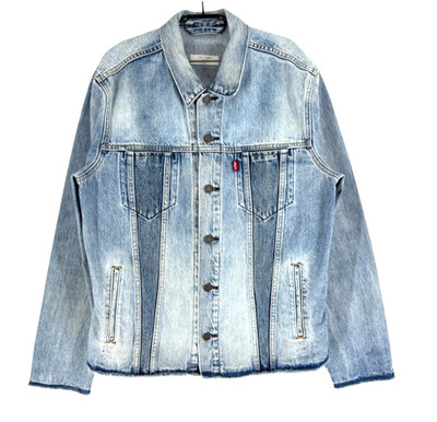 LEVI'S STRAUSS & CO Herren Veränderte Trucker Denim Jacke Größe L
