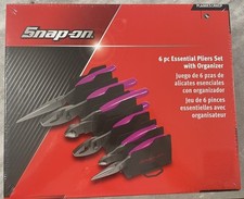 New Snap-on Electric Pink 6pc Essential Pliers Set W Organizer Pl600es1rkep New Snap-on Electric Pink 6pc Essential Pliers Set W Organizer Pl600es1rkep