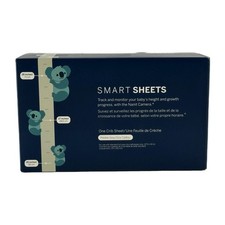 New NIB Nanit Smart Sheets One Crib Sheet Pebble Grey Track Baby Height Growth