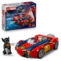 Lego Marvel Spider-Man Auto Vs Venomized Wolverine Spielzeug 2 Minifiguren 76336