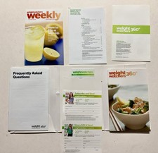 WEIGHT WATCHERS 360 Starter Items Pocket Guide - 2013 - Welcome - In Folder