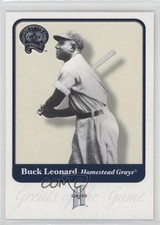 2001 Fleer Greats of the Game Buck Leonard #71 HOF 0z0n