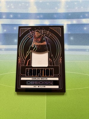 2022-23 Panini Obsidian Eruption Relic Carlos Bacca Orange /75 AC Mailand