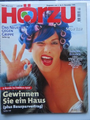Hörzu 44/1996, Sandra Bullock, Madonna, Andrea Boccelli