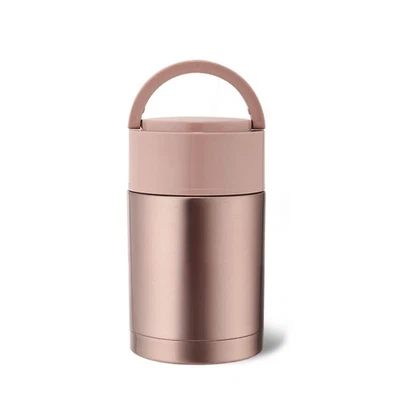 Große Lunch-Thermoskanne Thermobehälter ROSA 600ml | Maestro MR-1636-110 - Bild 1 von 3