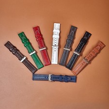 Colourful Genuine Leather Watch Straps Mens F...