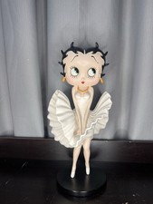 Statuina vintage Betty Boop Marilyn Monroe alta 12” 1 piede PULITA dipinta a mano