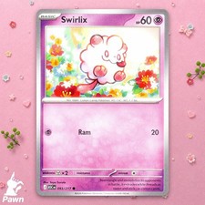 Swirlix 93/217 Eroi Ascesi Pokemon TCG Card Psichica Singola Trading Card