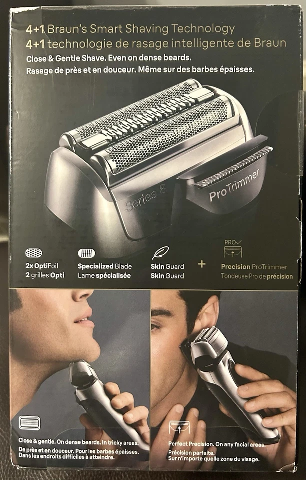 Braun Series 8 Electric Shaver Shaving Kit with 4+1 Shaving Elements Precision - Image 3 of 4