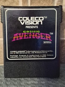 Colecovision Cosmic Avenger Game Coleco Vision Very Good w/Box & Manual *NICE*