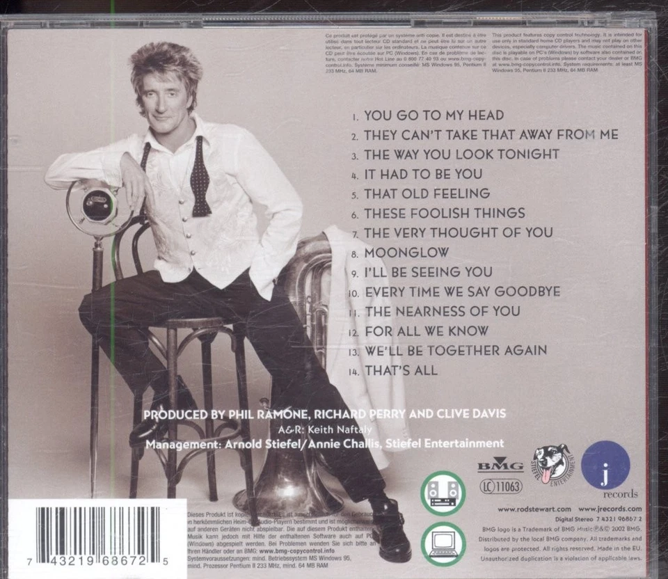 Rod Stewart It Had To Be You... The Great American Songbook CD Europa BMG - Bild 2 von 3
