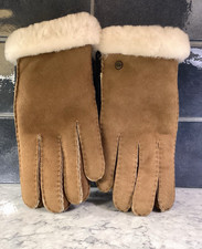 UGG Women's Sheepskin Glove with Shearling Chestnut Size Medium 15108 NEW
