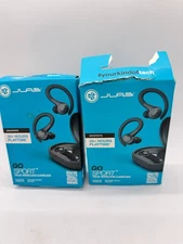 JLab Lot of 2 Go Sport+ - True Wireless Workout Earbuds - Graphite