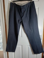 Atlantic Bay Chino Trousers Navy Blue 40W 28L New With Tags