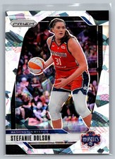 2024 Panini Prizm WNBA #34 Stefanie Dolson Ice Prizms