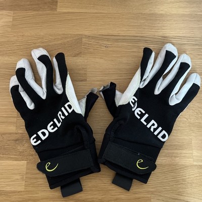 Edelrid Handschuhe Leder Gr. L  Einmal Getragen