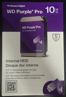 Western digital WD102PURP-SPCCGYO WD Purple  10TB Surveillance Hard Drive 3.5''