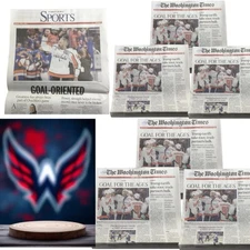 NEW QTY-6 ALEX OVECHKIN BREAKS ALL TIME GOALS RECORD Washington Times Newspaper