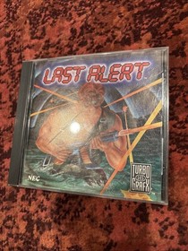 Last Alert by NEC ☆☆ Complete Authentic (NEC TurboGrafx CD) 16