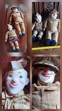 1930s 1940s Ww11 Vintage Laurel Hardy Tommy Dolls As In The Imperial War Museum