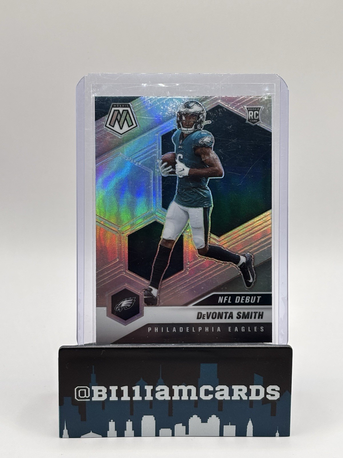 2021 Panini Mosaic - NFL Debut Devonta Smith #246 Silver Prizm (RC)