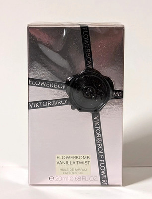 Flowerbomb Viktor & Rolf Vanilla Twist Layering Oil 0.68 Fl Oz/20mL / NIB SEALED