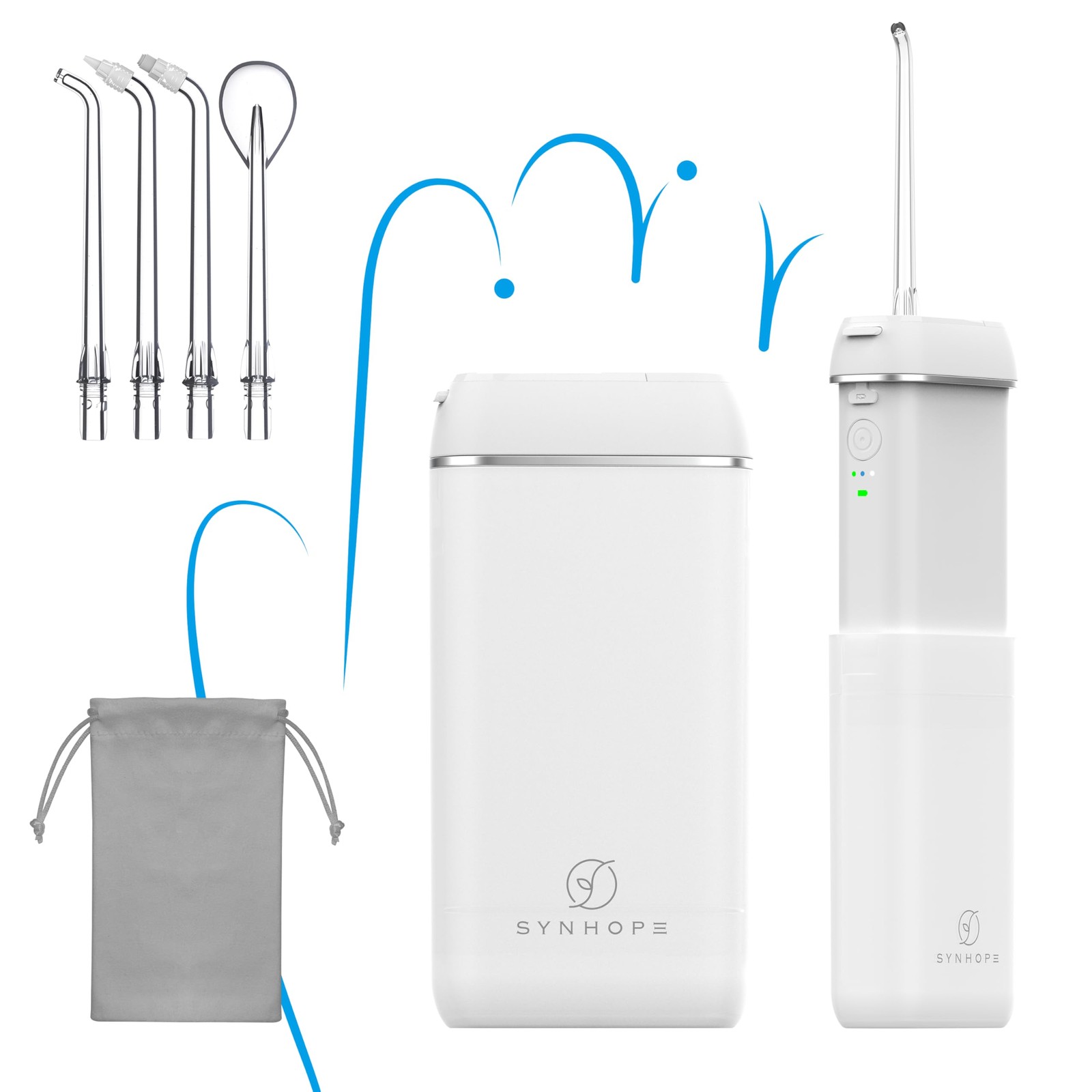 Idropulsore Mini Cordless - Design Compatto per Igiene Orale Premium