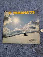 VINTAGE 1973 YAMAHA SNOWMOBILE BROCHURE EL433 SL292 SW EW643 GP338 433 650 73